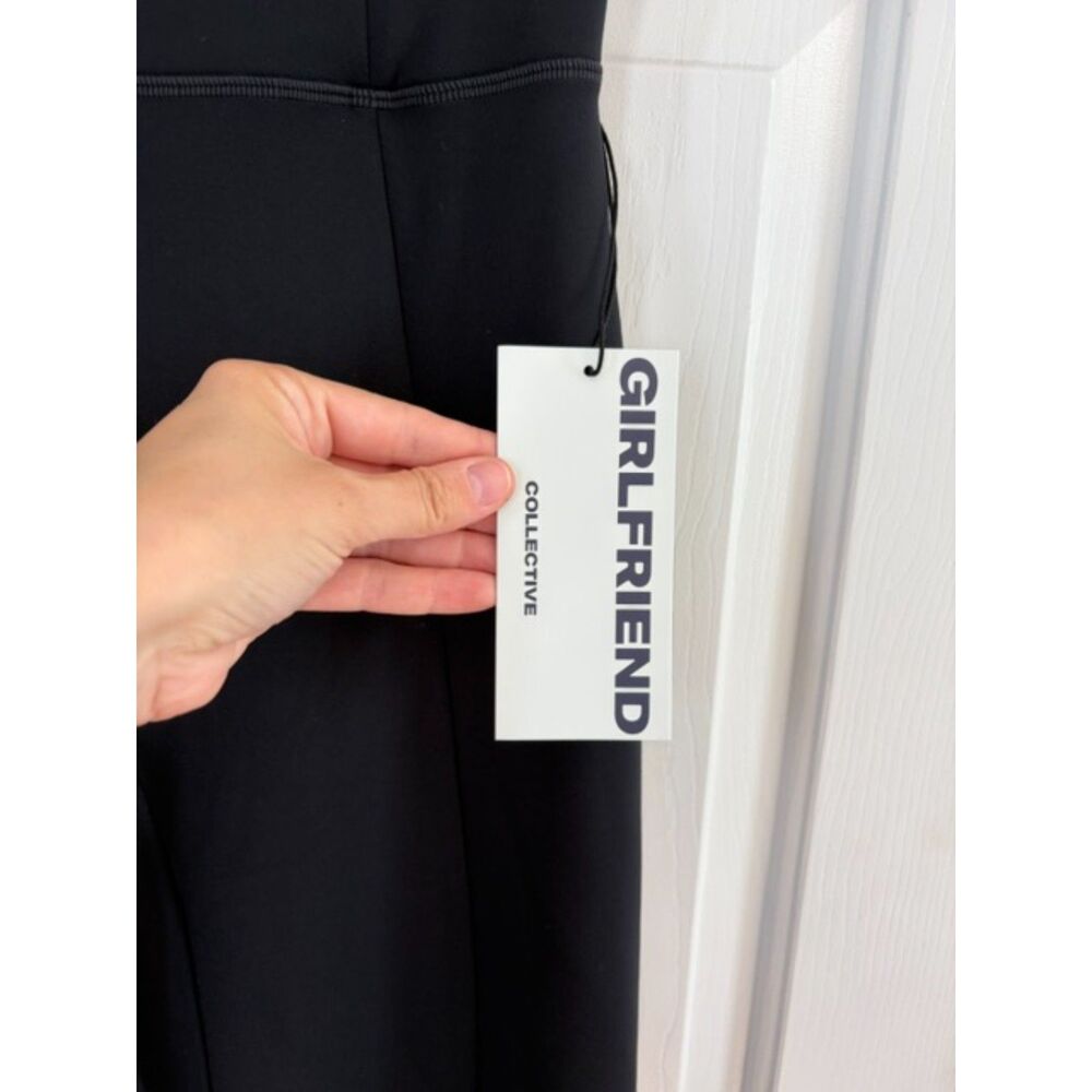 NWT Girlfriend Collective Black Flare Compression High Waist Leggings Size Large - Picture 2 of 4